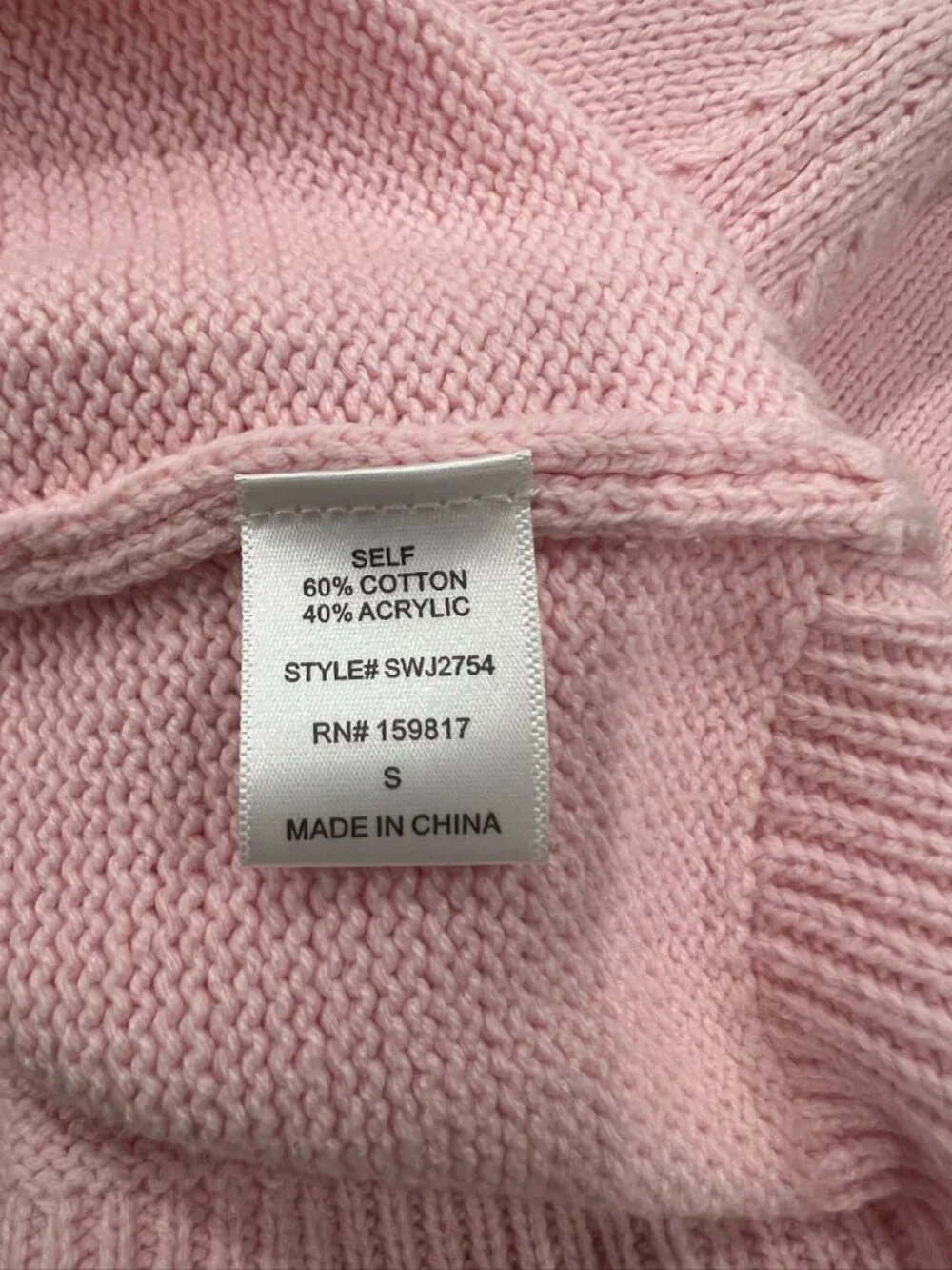 Alter’d State Sweater Cardigan Women Size S Pink